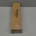 TONIAL Curtain Rod 32 to 115 Inch(2.6-9.6ft), Telescoping Splicing 3/4 Drapery Rods for Windows 83 to 110 Inch(6.9-9.1ft), Decorative Single Rod with Small Cap Finial, Bronze