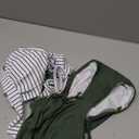 Blooming Jelly Womens High Waisted Bikini Sets Drawstring Tummy Control Swimsuits Crisscross Tie Back Bathing Suit size Medium