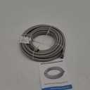 Refrigerator Icemaker Hose (20 FT) - Universal Fit to ALL Refrigerator Brands - Icemaker Water Supply Line -  x  Connections - SS Refrigerator Supply Hose for Ice & Water