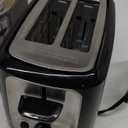 Toastmaster 2-Slice Cool Touch Toaster, black with stainless accent