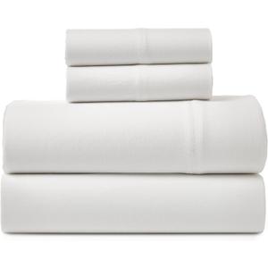 BED INC Road Trip America Jersey Sheets King Size Set - Cotton (4 Pieces) All Seasonal Deep Pockets Soft Cozy Knit Stretchy King Sheets - Hotel and Residential Quality (White, King)
