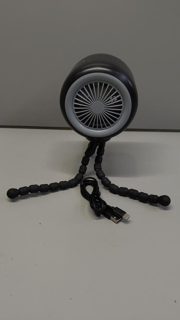  Oscillating Stroller Fan, Flexible Tripod, Clip-on for Car Seats, USB Rechargeable Battery Operated, 3 Speeds, Quiet Operation - Portable Baby Travel Gear for Camping, Tent, Crib, Bike