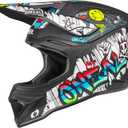 O'NEAL 4 SRS MX Helmet Adult Rancid Black/White Large