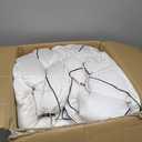 PACIFIC COAST Goose Down Fiber Comforters Oversized King Duvet Insert, All Season White Comforter, 3D Hidden-Stitch Baffle Box Design, 8 Tabs, Gifts for Women/Men, Extra Fluffy Luxury Duvet (116"x98")