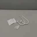 Quality Curtain Holdbacks, Solid Steel Curtain Holdback with Disk Finial, Set of 2 Window Curtain Tieback Hooks, White