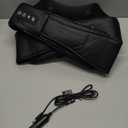 InvoSpa Shiatsu Massager with Heat - Deep Tissue Kneading Pillow for Neck, Shoulders, and Back - Electric Full Body Massage (Black)