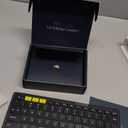 Samsers Full-Size Foldable Bluetooth Keyboard, KF08S Wireless Folding Keyboards with PU Leather Cover, Portable Travel for iPhone iPad Smartphone Tablet Laptop, Android Windows Mac OS, Black