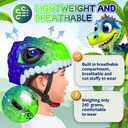 Toddler/Kids Bike Helmet for Boys Girls Adjustable Kids Helmet 3D Lightweight Ventilation and Multi-Sports Scooter Cycling Roller Balance Bike