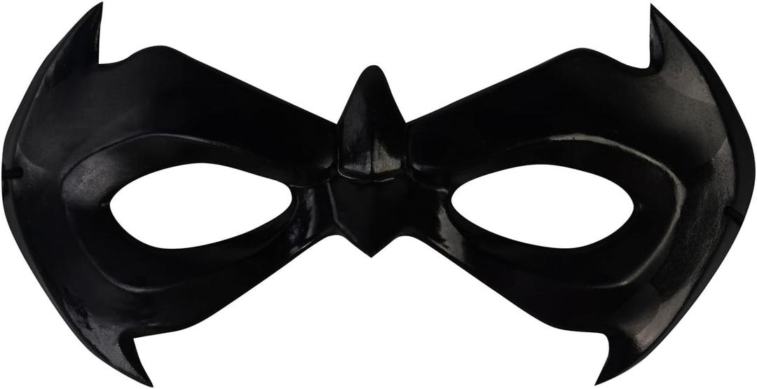 HOTTERCOS Black Eye Mask Superhero Masquerade Masks Halloween Costume Accessories For Party Cosplay