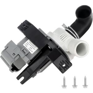 [2026 UPGRADED]W10536347 W10155921 W10049390 Washer Drain Pump Assembly by Blutoget - Fit for Whirlpool Ken-more Maytag Washing Machine - Replaces W10217134 AP5650269 W10281682-3 Pack Mounting Screws