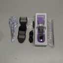 Oneisall Cat Clippers for Matted Hair, 5-Speed Low Noise Cat Grooming Kit with 6-in-1 Adjustable Blade, Waterproof Cat Hair Trimmer for Long Hair, Cat Shaver with Guard Combs for Dogs Cats Animals (Purple)