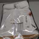 Pinch Pleated Beige White Sheer Curtains 84 Inches Long, Light Filtering Linen Blend Neutral Boho Farmhouse Curtains with Hooks for Living Room/Nursery Window Drapes 84 inch Length 2 Panels Set