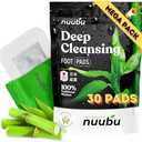Nuubu | Deep Cleansing Foot Pads for Better Sleep & Foot Care | Premium Japanese Organic Feet Pads with Ginger Powder (30 Pc)