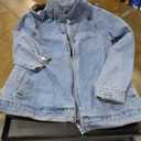Light Blue Jean Jacket, Size Medium 