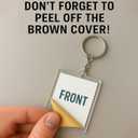 5 x In My Auntie Era Keychain Funny Quote Gifts for Aunt Mother Women Friends Coworker Motivational Inspirational Key Chain Humor Appreciation Keychains Accessories for Car Keys Backpack Bag - 2x2