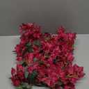 IPOPU 5.9 Ft Artificial Bougainvillea Flowers Garland 2PCS Fake Silk Bougainvillea Vines Long Plant Faux Bougainvillea Wreaths for Centerpieces Table Runner Wedding Arch Wall Decorations (Deep Pink)