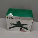 2025 Upgrade Rotating Christmas Tree Stand, UL Certified Adjustable Tree Stands with Remote Control for Up to 7.5ft 90lb Artificial Tree, Durable 3 Light Outputs with Up to 625 Watts of Power (Deep Green)