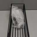 Youyole Adjustable Flower Pot Plant Rack Holder Stand, Expands 14"-27" to Accommodate Multiple Flowerpots, Iron Hanger Hooks Fit Almost Any Balcony, Porch, Fence or Deck Railing up to 6" Wide (Black)