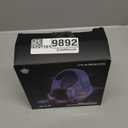 PHOINIKAS PS4 Gaming Headset for PC, Switch, PS5 Headset with 7.1 Stereo Sound, Gaming Headphones with Noise Cancelling Mic, LED Light, Over Ear Headset for Laptop, Mobile (Violet)