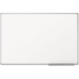 Mead Whiteboard, White Board, Dry Erase Board, 4' x 3', Silver Aluminum Frame (85357)