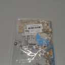 DoDoBeads 335 Pcs Junk Socks Charms Kit with Letter Beads, Gold Charm for Socks and Sneakers, Brooches and Pins for Women, Charms for Sock Safety Pin, Junk Charm with Pearl, Rhinestone,