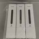 Pobamle Shampoo and Conditioner Dispenser - Shower Soap Dispenser Wall Mounted No Drill - Shampoo Conditioner Body Wash Dispenser 3 Chamber - Easy Install for Bathroom Hotel White 1200ml