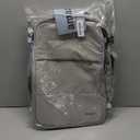 Taygeer Carry On Backpack, Womens Travel Backpack with Water Bottle Pocket & Shoe Pouch, Laptop Mochila 15.6inch Flight Approved, College Teacher Tote Bag for Business Travel Supplies, Grey (Large, Elephant Gray)