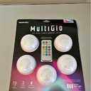 Mk 5pk Led RGB Puck Lights With Remote