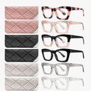 CCVOO Stylish Reading Glasses for Women, Eyeglasses, Blue Light Readers for Women, Computer Eye Glasses, Cheaters +2.5