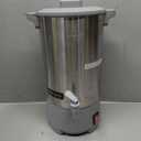 SYBO SR-CP35C Commercial Grade Stainless Steel Percolate Coffee Maker Hot Water Urn for Catering, 30-Cup, 3.5L, Grey