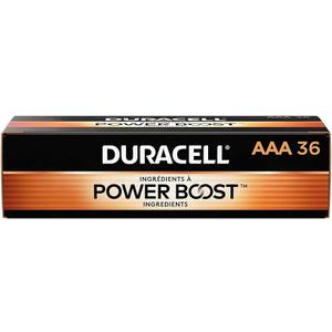 DURACELL MN24P36 CopperTop Alkaline Batteries, AAA, 36/PK