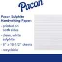Zaner-Bloser Broken Midline Sulphite Paper, 500 Sheet, Ruled, 10.50-inch x 8-inch, 500/Pack, White PaperPACZP2413