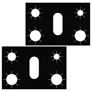 Stove Top Covers for Gas Burners, Gas Stove Burner Liners for Samsung Stove Top Protector Non-Stick Washable Keep Stove Clean Stove Guard - New Upgraded Cuttable Stove Burner Cover (1PCS)