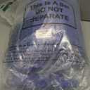 Windyun 200 Pcs Reusable Grocery T Shirt Bags Bulk Small Non Woven Shopping Bag 10 x 18 x 5 Inch Foldable Tote with Handle Party Gift (Blue)