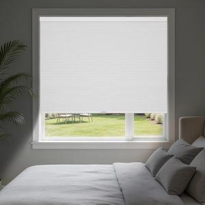 Cordless Thermal Insulation Cellular Shades,White,32''Wx48''H