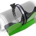 Zozen Paint Shaker for Reciprocating Saws, Non-Slip Low-Noise Liner & Adjustable Clamp Strap - Fits 2" to 3" Cans, Stainless Steel Paint Can Shaker, Efficient Mixing Tool for Artist, House & DIY