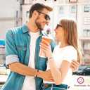 6 Pcs silicone straw covers with heart & rose design, reusable dust toppers for Stanley cups  perfect Mothers Day gift for mom, wife, sister, grandma, or stepmom.