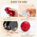 3 x 2 in 1 Automatic Nail Clippers - Electric Nail Trimmer with 2 Adjustable Speeds, for Seniors, Kids, Adults (White)