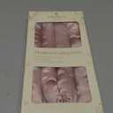 Yanibest Super Soft Satin Heatless Curler Set, Overnight Hair Curler to Sleep in, No Heat Curling Rods, with Satin Scrunchies and Clip (Pink)