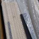 S&Z TOPHAND 36 in x 96 in Unfinished British Brace Knotty Barn Door with 6.6FT Sliding Door Hardware Kit/Double Surfaces/Simple Assembly is Required