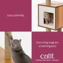 Vesper Cat Tree, High Base, Walnut, 52045