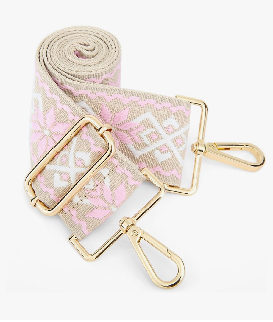 GINJKGO Purse Straps Replacement Crossbody - Adjustable Bag Strap for Purses, Wide Shoulder Strap for Women Guitar Purses