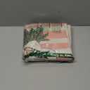 AVOIN colorlife Pink Christmas Snowman Reindeer Gloves Eucalyptus Throw Pillow Covers, 18 x 18 Inch Winter Holiday Stripes Cushion Case Decoration for Sofa Couch Set of 4