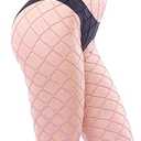 Fishnet Stockings Thigh High Wide Fishnet Tights For Women