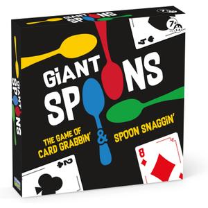 PlayMonster Giant Spoons,Card Games for Kids - Spoons Game,Deck of Cards,Fun Family Games for Kids and Adults, Playing Cards,Game Night, Travel Games, 3-6 Multi-Player Card Game,Ages 7+