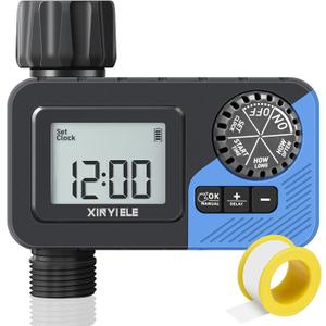 Smart Sprinkler Timer, Programmable Garden Smart Hose Watering System Equipment for Garden, Automatic Irrigation for Yard/Lawn, 1 Outlet