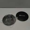 Gaiam Core Sliding Discs - Dual Sided Workout Sliders for Carpet & Hardwood Floor - Home Ab Pads Exercise Equipment Fitness Sliders for Women and Men, Grey/Black