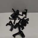 10 Pcs Plastic ABS Tool Hooks Compatible with Lifetime Shed 60305 60118 60127 60138 60141 Etc Not Work on Any Sheds with Horizontal Siding (Black)
