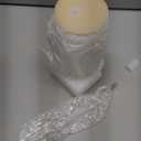 SANDJEST Flower Glass Can, Floral Cup with Lid & Straw, Iced Coffee Aesthetic Cups, Idea Gift for Christmas Birthday Mother Day, Gifts for Women, 16oz