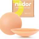 Niidor Adhesive Nipple Covers for Women Sticky Silicone Reusable Pasties Nipple With Travel Case